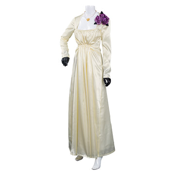 Juego Resident Evil Village Alcina Dimitrescu Precioso Vestido Halloween Cosplay Carnaval Disfraz Per.